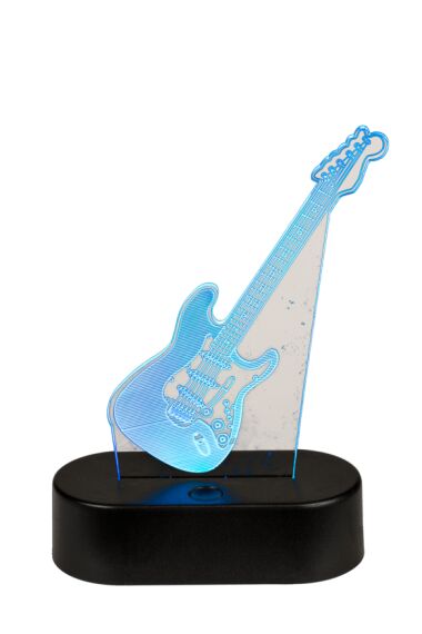 Gitarr 3D-LED Lampa