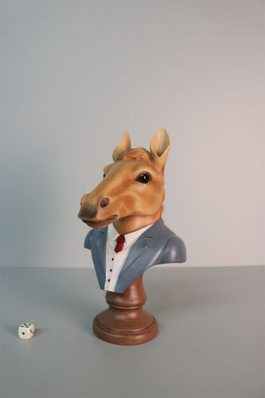 iOne Art Dressed Horse Bust