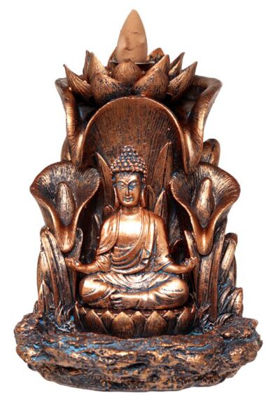 Backflow Rökelsebrännare Buddha