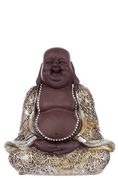 Kinesisk Buddha Staty Sittande