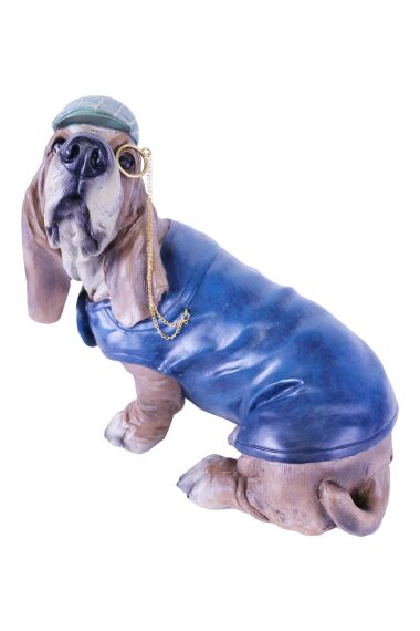 iOne Art Old  Basset Hound Dog