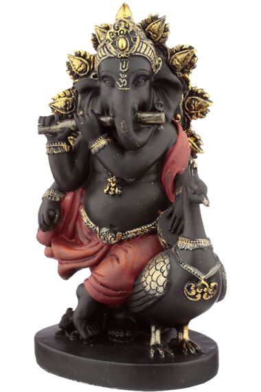Ganesha Staty Svart