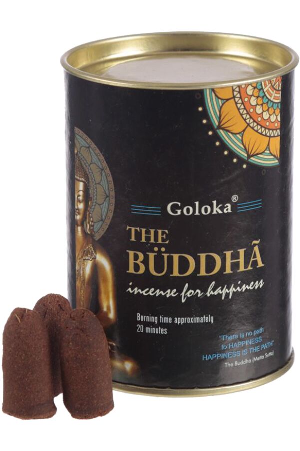 Rökelsekoner Goloka Backflow Buddha