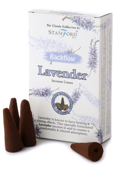 Rökelsekoner Backflow Lavender