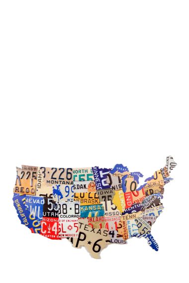 Retro States of USA
