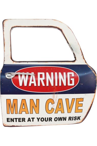 Retro Metallskylt Bildörr Man Cave