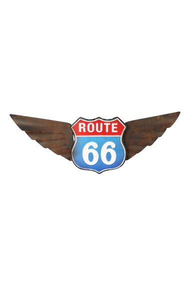 Retro Metallskylt Route 66