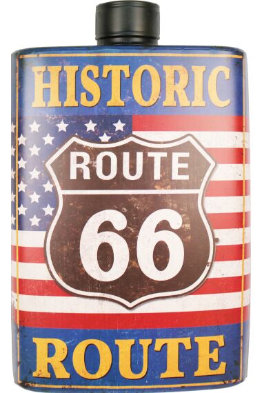 Retro Metallskylt Historic Route 66