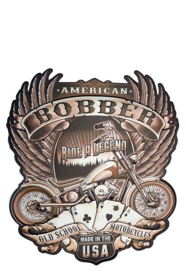 Retro Metallskylt American Bobber