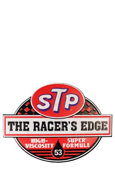 Retro Metallskylt STP The Racer`s Edge