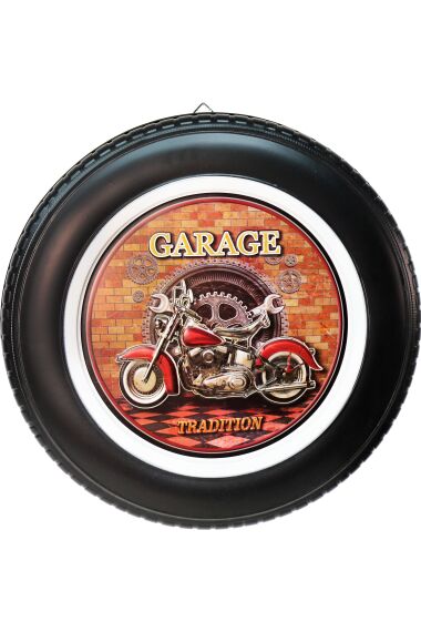 Retro Metallskylt Däck Harley Davidson Garage