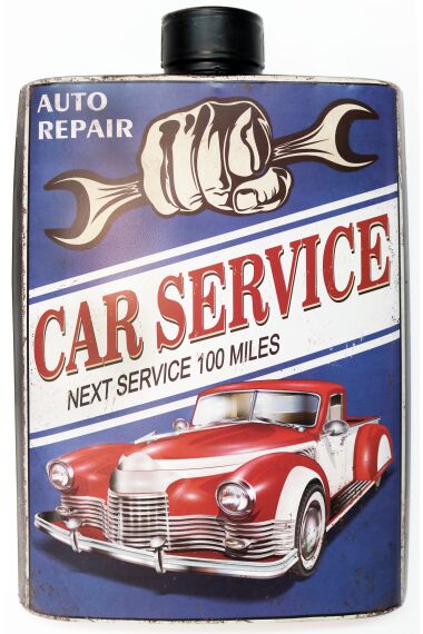 Retro Metallskylt Car Service