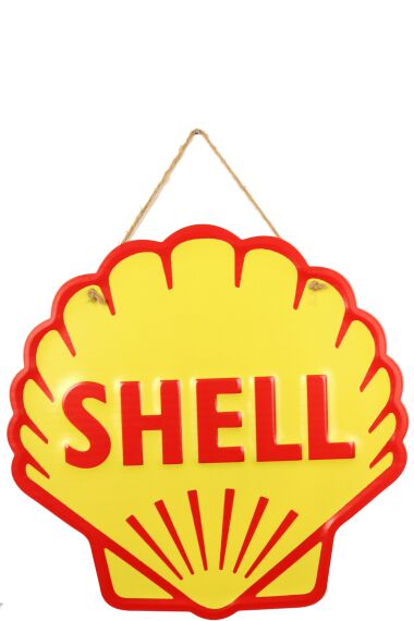 Retro Metallskylt Shell