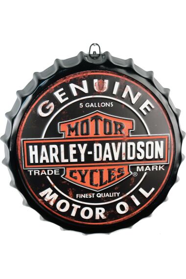 Retro Metallskylt Kapsyl Harley Davidson