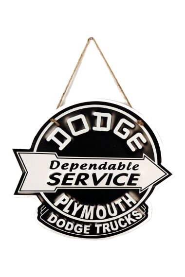 Retro Metallskylt Dodge Service
