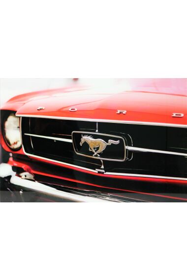 Tavla i Glas Ford Mustang