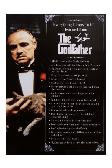 Tavla Canvas The Godfather