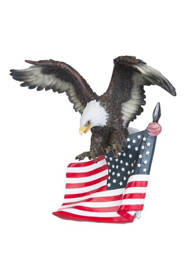 Örn på Amerikanska Flaggan